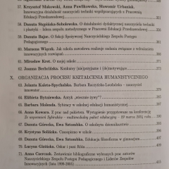 Innowacje pedagogiczne w praktyce edukacyjnej. Z prac Nauczycielskiego Zespołu postępu Pedagogicznego 