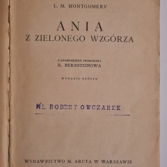 Ania z Zielongo Wzgórza