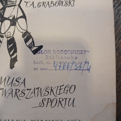 Z lamusa warszawskiego sportu