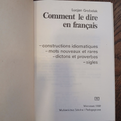Comment le dire en francais?